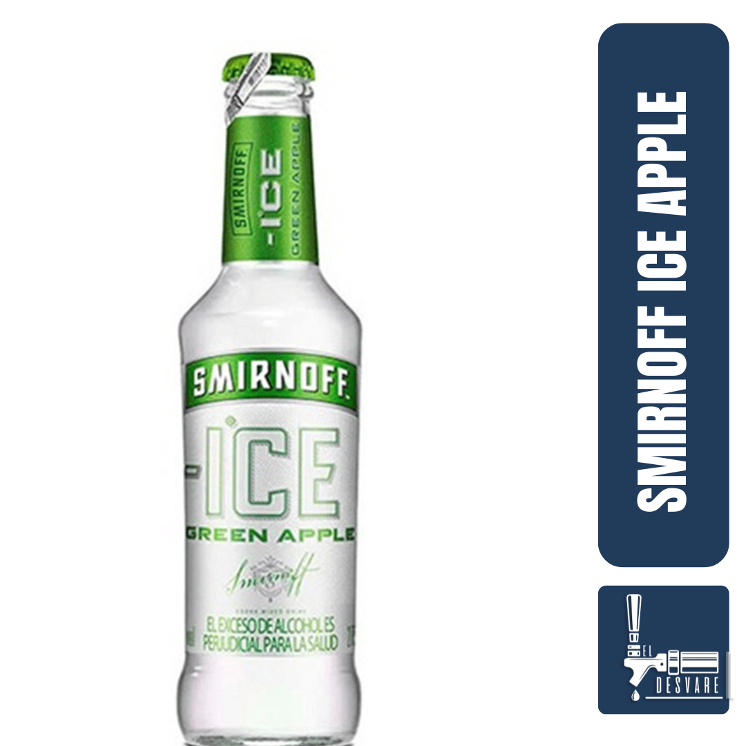 VODKA SMIRNOFF ICE GREEN APPLE BOTELLA  275ML